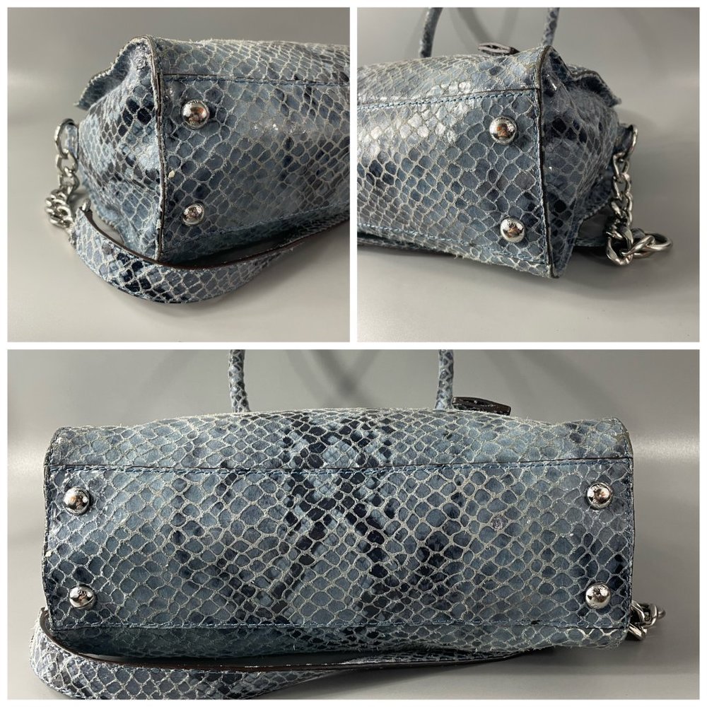 Michael Kors Hamilton Embossed Python-Print Medium Bag - Picture 12 of 12